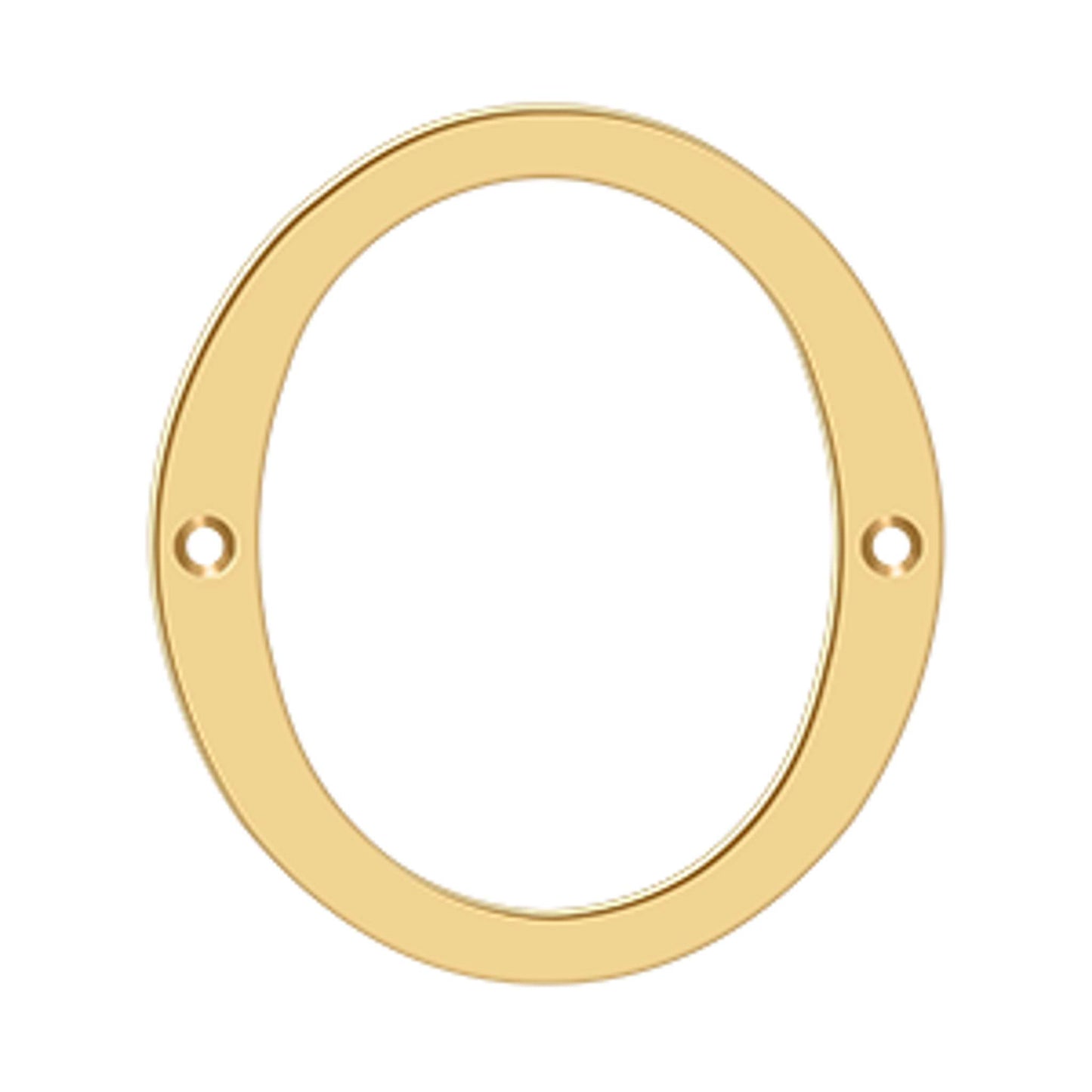 Deltana - 6" Numbers, Solid Brass