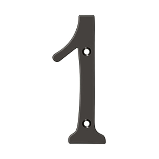Deltana - 6" Numbers, Solid Brass