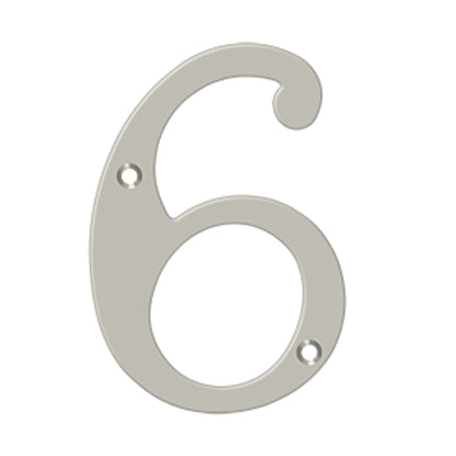 Deltana - 6" Numbers, Solid Brass