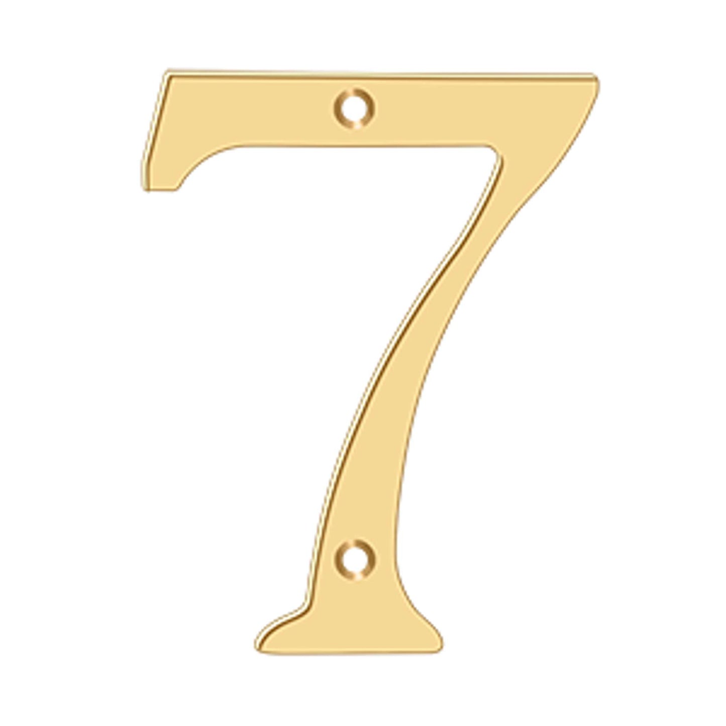 Deltana - 6" Numbers, Solid Brass