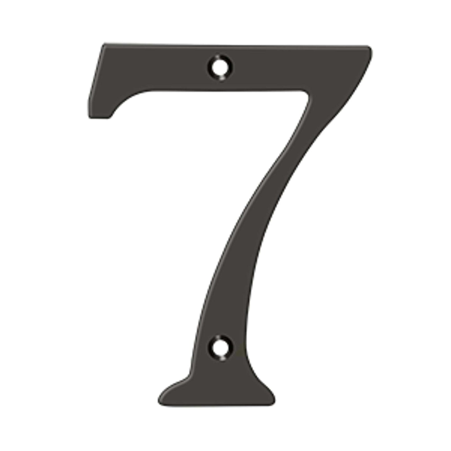 Deltana - 6" Numbers, Solid Brass