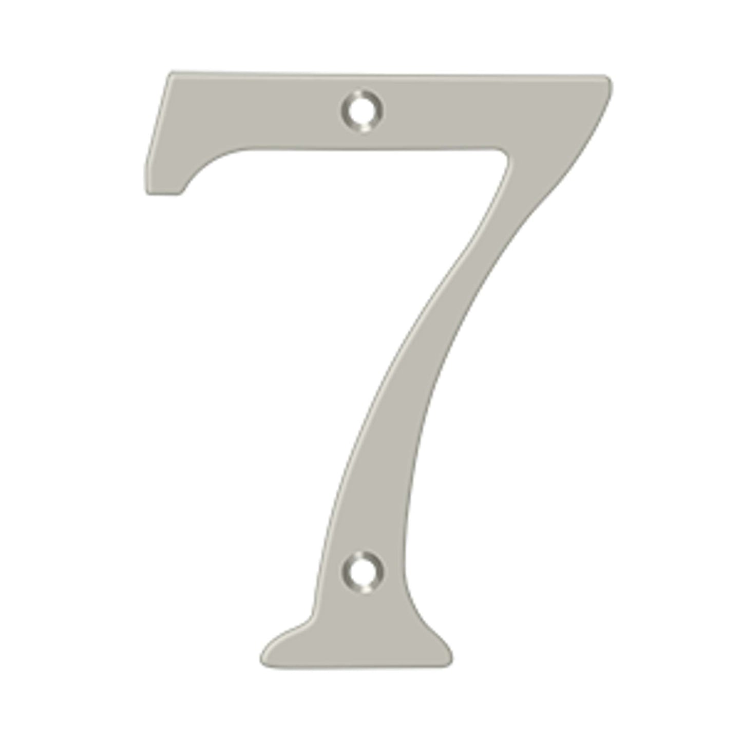 Deltana - 6" Numbers, Solid Brass