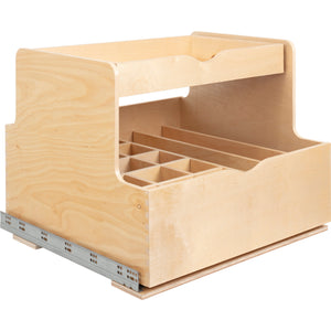 Hardware Resources - Wood Double Drawer Bottle Rollout