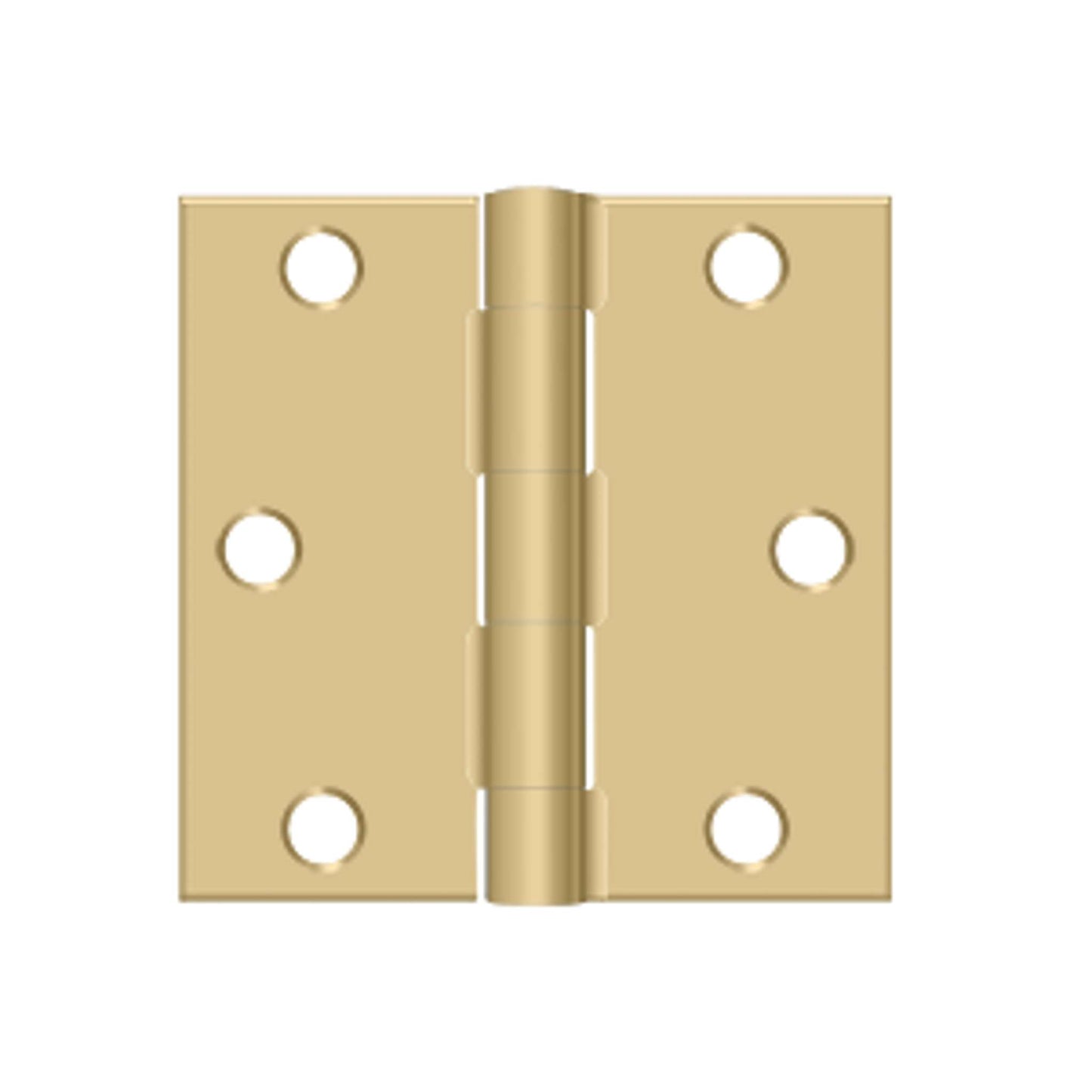 Deltana - 3" x 3" Square Hinge, Steel Hinges