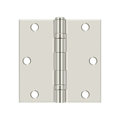 Deltana - 3-1/2" x 3-1/2" Square Hinge, Ball Bearing , Steel Hinges