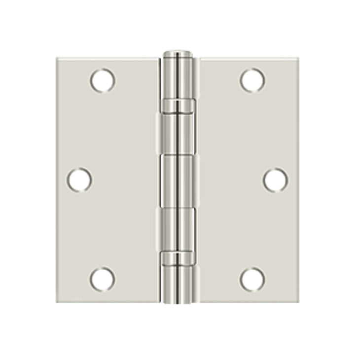 Deltana - 3-1/2" x 3-1/2" Square Hinge, Ball Bearing , Steel Hinges