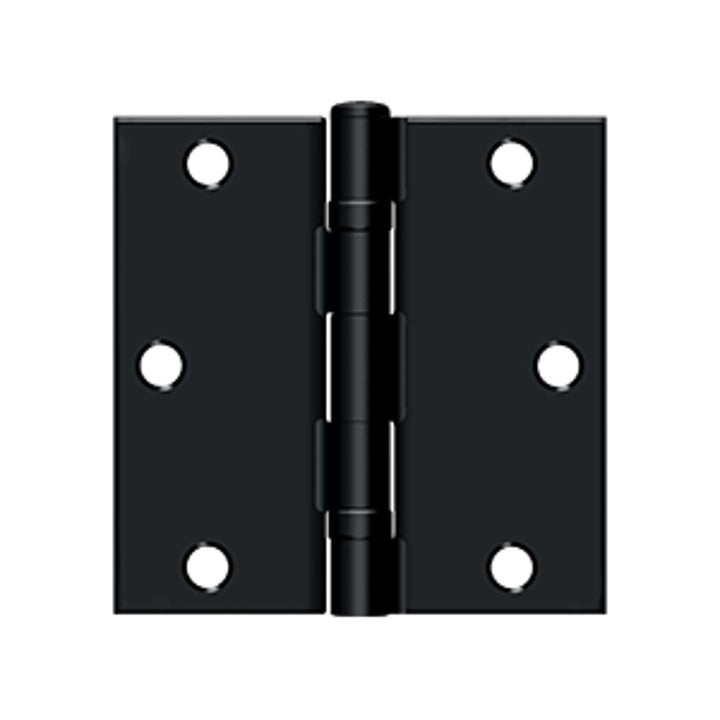 Deltana - 3-1/2" x 3-1/2" Square Hinge, Ball Bearing , Steel Hinges