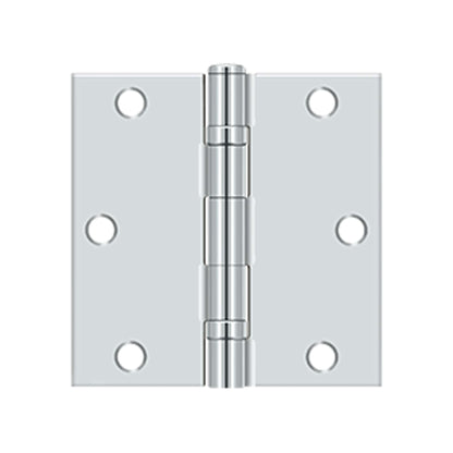 Deltana - 3-1/2" x 3-1/2" Square Hinge, Ball Bearing , Steel Hinges