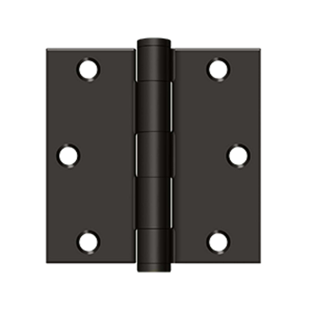 Deltana - 3-1/2" x 3-1/2" Square Hinge, HD, Steel Hinges