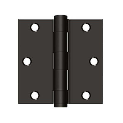 Deltana - 3-1/2" x 3-1/2" Square Hinge, HD, Steel Hinges