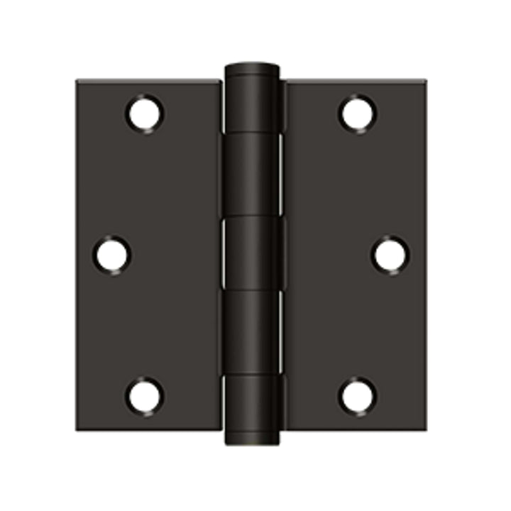 Deltana - 3-1/2" x 3-1/2" Square Hinge, HD, Steel Hinges