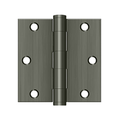 Deltana - 3-1/2" x 3-1/2" Square Hinge, HD, Steel Hinges