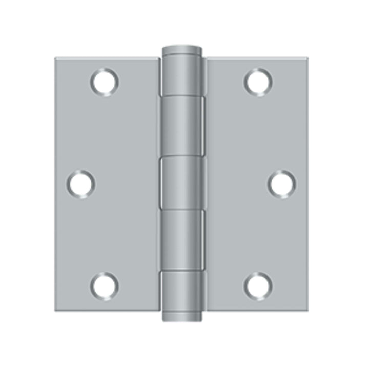 Deltana - 3-1/2" x 3-1/2" Square Hinge, HD, Steel Hinges