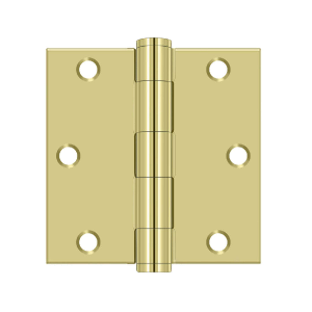 Deltana - 3-1/2" x 3-1/2" Square Hinge, HD, Steel Hinges