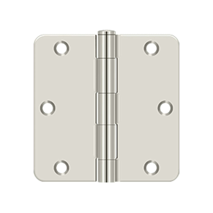 Deltana - 3-1/2" x 3-1/2" x 1/4" Radius Hinge, Residential Thickness, Steel Hinges