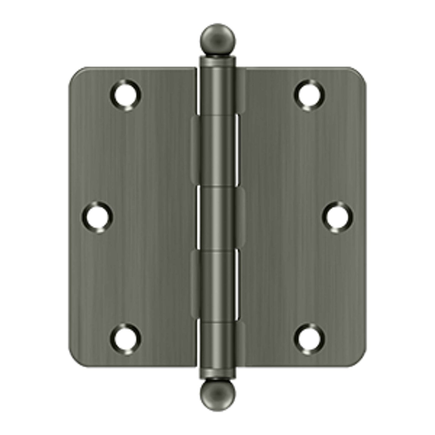 Deltana - 3-1/2" x 3-1/2" x 1/4" Radius Hinge, w/ Ball Tips, Ball Tipped Hinges