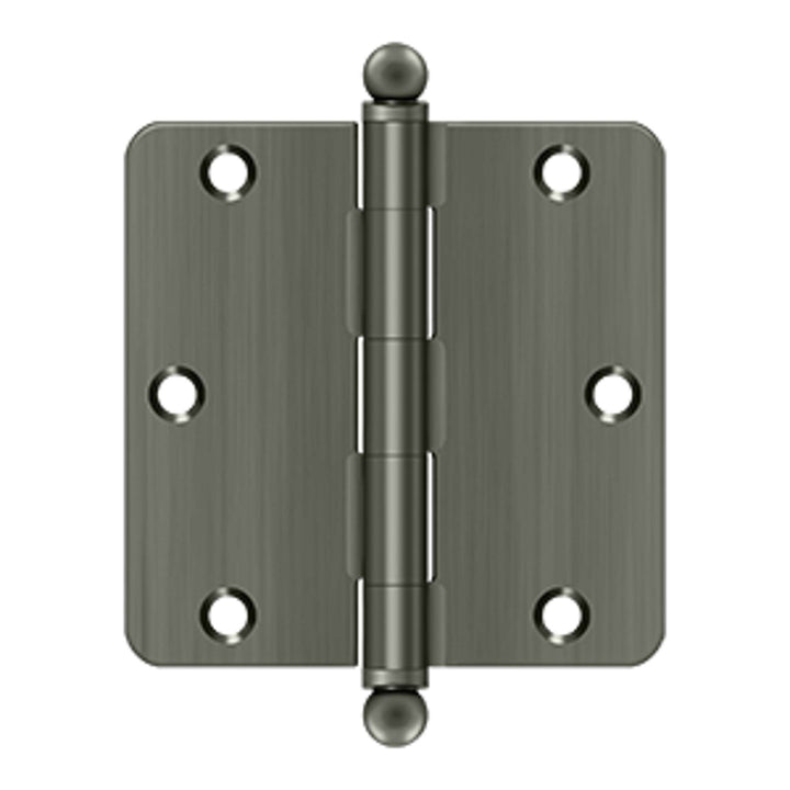 Deltana - 3-1/2" x 3-1/2" x 1/4" Radius Hinge, w/ Ball Tips, Ball Tipped Hinges