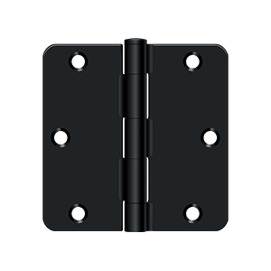 Deltana - 3-1/2" x 3-1/2" x 1/4" Radius Hinge, Residential Thickness, Steel Hinges