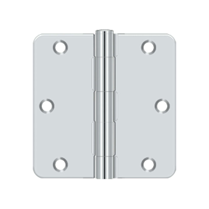 Deltana - 3-1/2" x 3-1/2" x 1/4" Radius Hinge, Residential Thickness, Steel Hinges