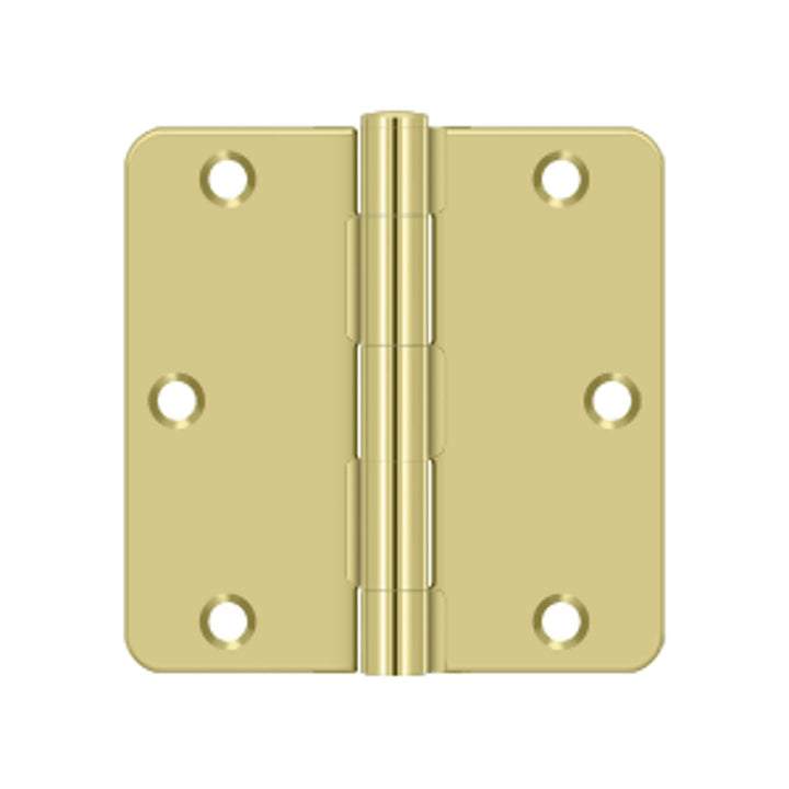 Deltana - 3-1/2" x 3-1/2" x 1/4" Radius Hinge, Residential Thickness, Steel Hinges