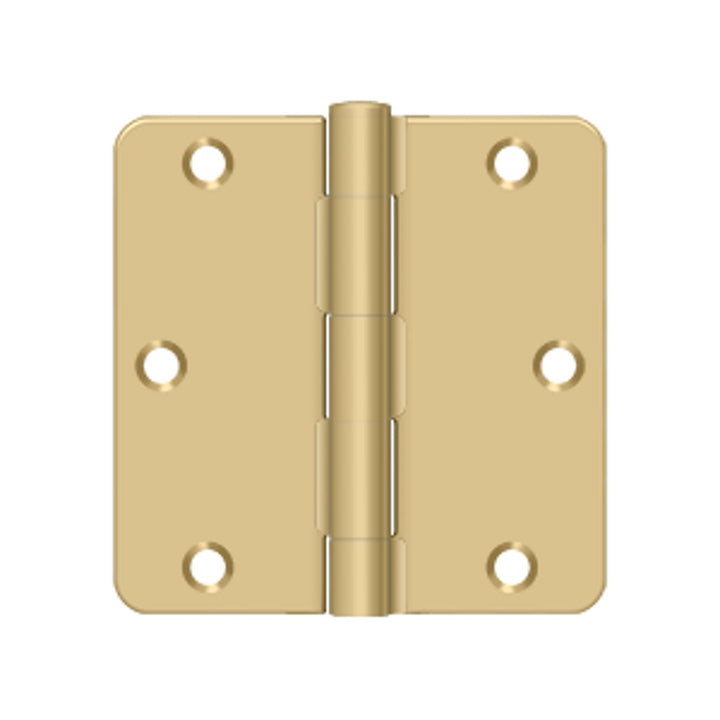 Deltana - 3-1/2" x 3-1/2" x 1/4" Radius Hinge, Residential Thickness, Steel Hinges