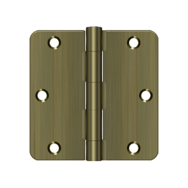 Deltana - 3-1/2" x 3-1/2" x 1/4" Radius Hinge, Residential Thickness, Steel Hinges