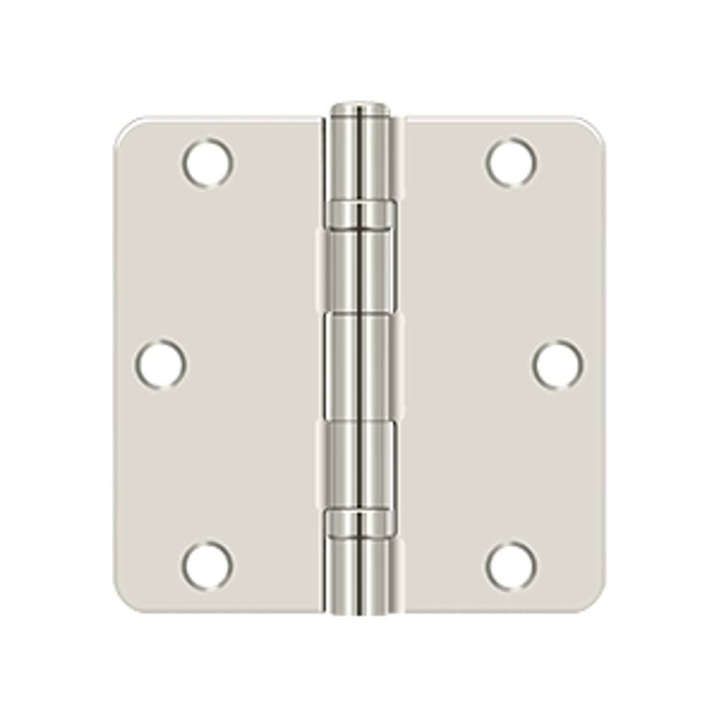 Deltana - 3-1/2" x 3-1/2" x 1/4" Radius Hinge, Ball Bearing, Steel Hinges