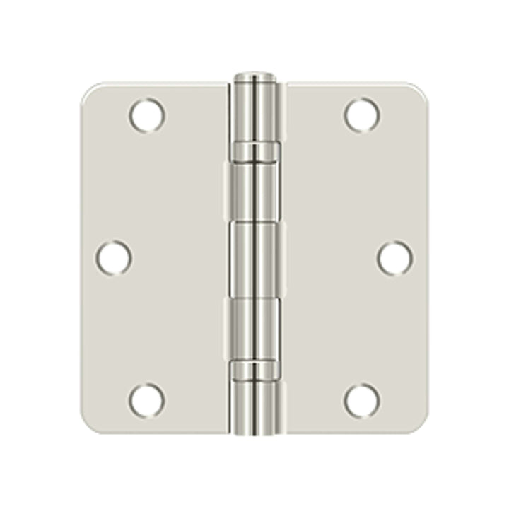 Deltana - 3-1/2" x 3-1/2" x 1/4" Radius Hinge, Ball Bearing, Steel Hinges