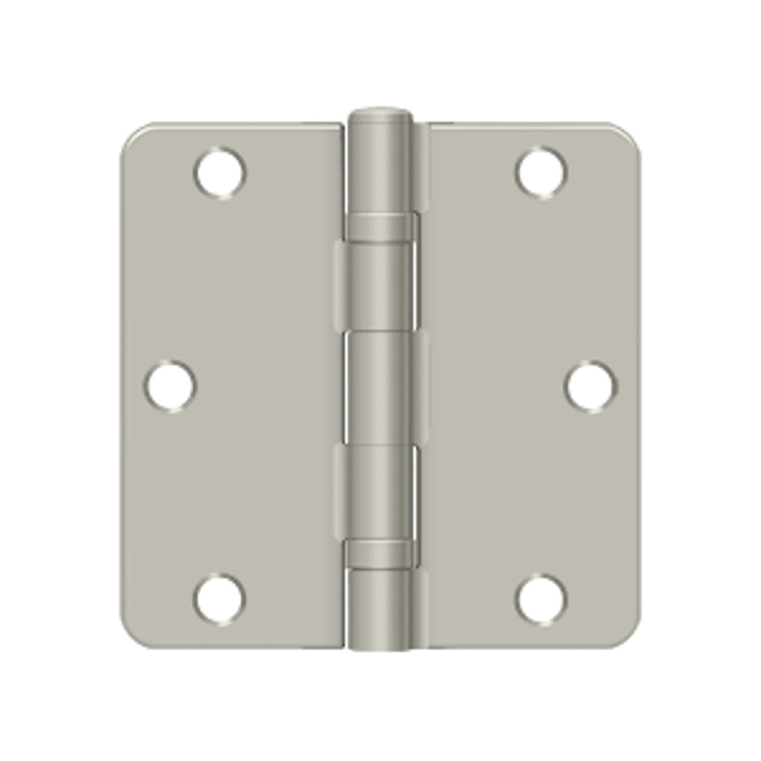 Deltana - 3-1/2" x 3-1/2" x 1/4" Radius Hinge, Ball Bearing, Steel Hinges