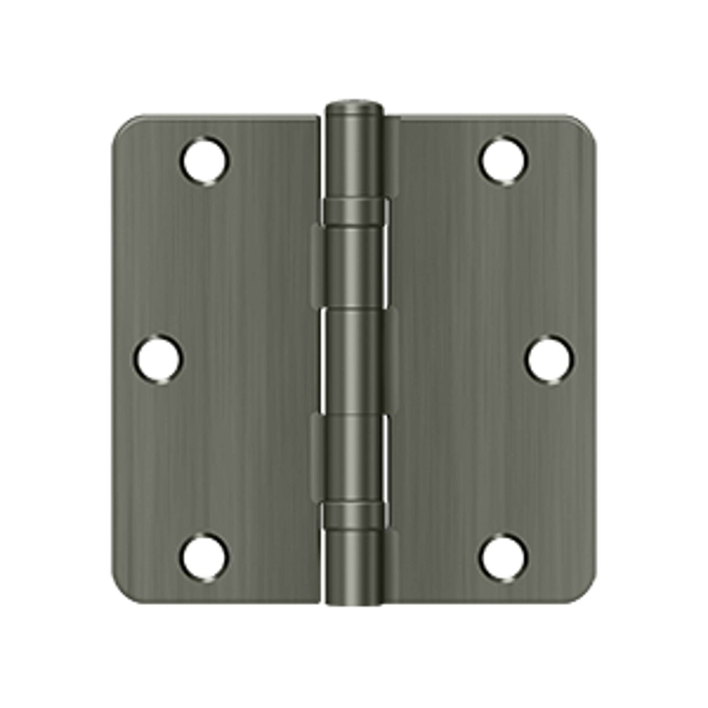 Deltana - 3-1/2" x 3-1/2" x 1/4" Radius Hinge, Ball Bearing, Steel Hinges