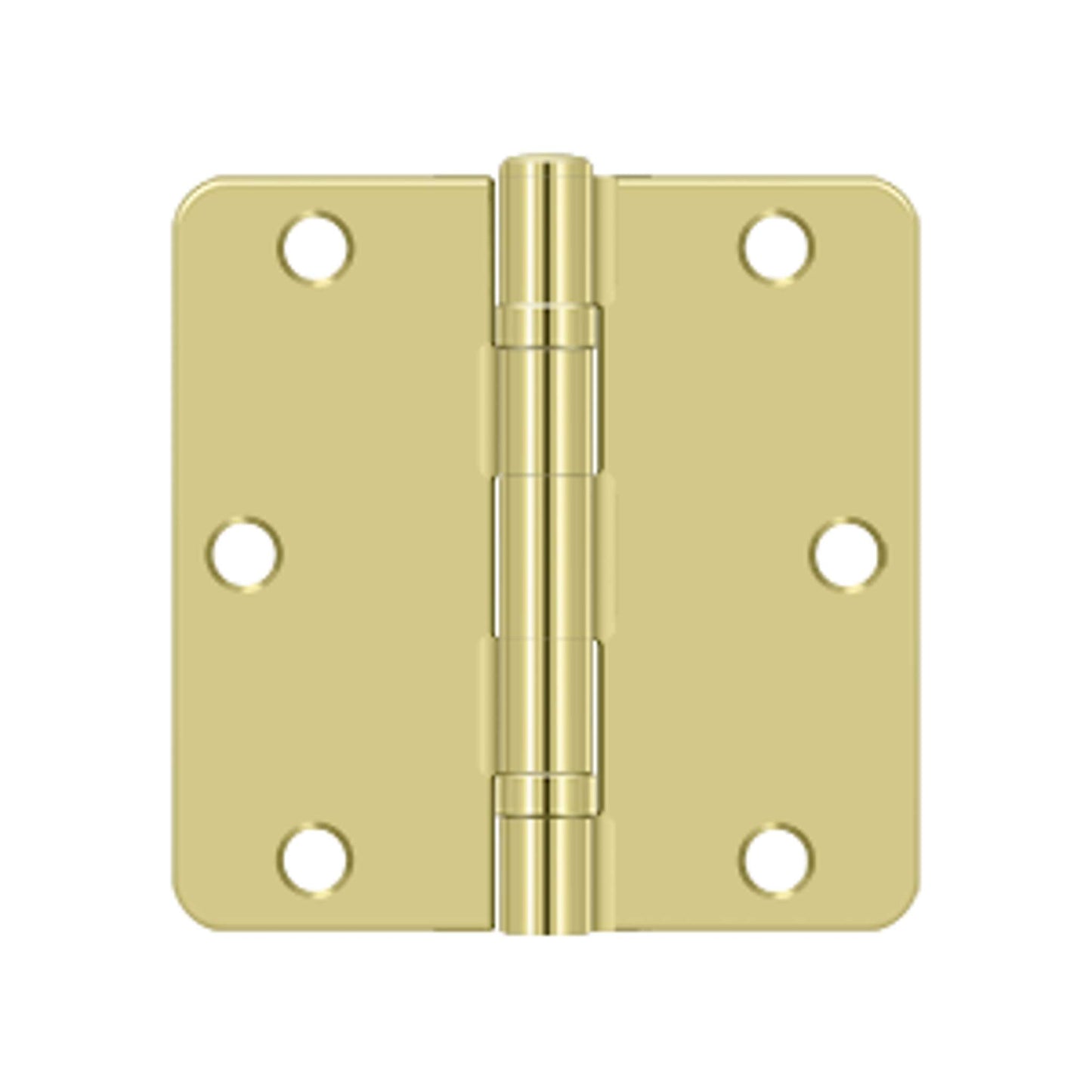 Deltana - 3-1/2" x 3-1/2" x 1/4" Radius Hinge, Ball Bearing, Steel Hinges