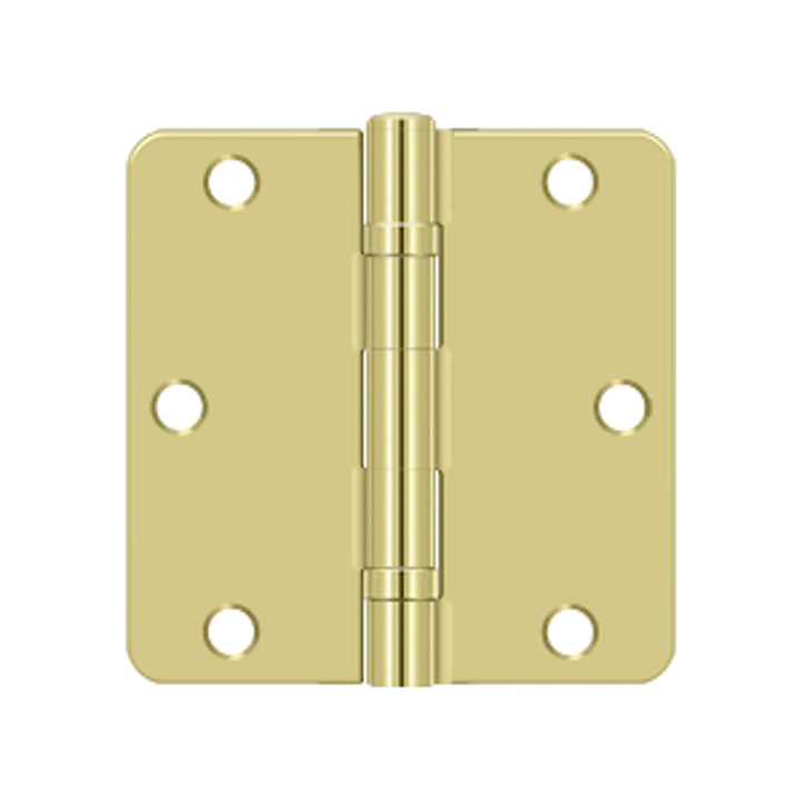 Deltana - 3-1/2" x 3-1/2" x 1/4" Radius Hinge, Ball Bearing, Steel Hinges