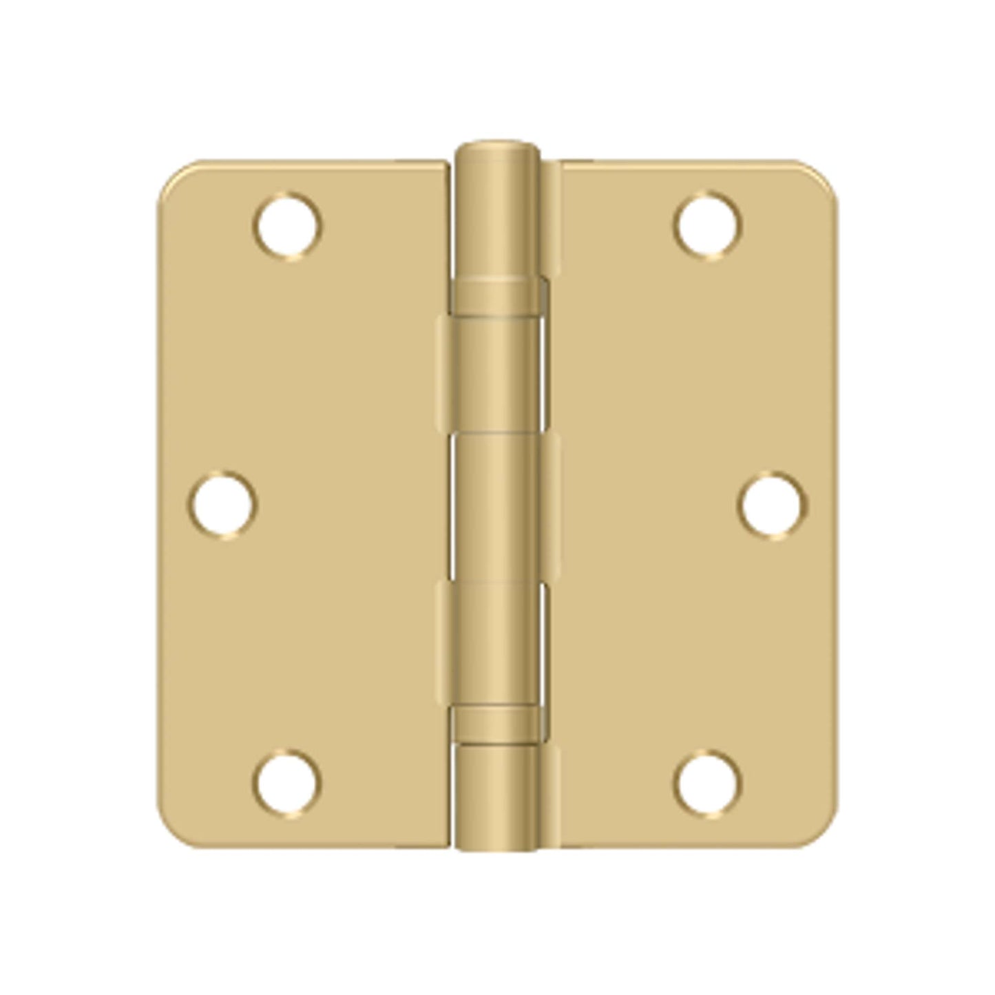 Deltana - 3-1/2" x 3-1/2" x 1/4" Radius Hinge, Ball Bearing, Steel Hinges