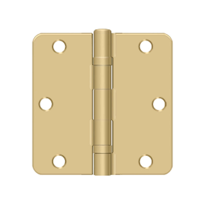 Deltana - 3-1/2" x 3-1/2" x 1/4" Radius Hinge, Ball Bearing, Steel Hinges