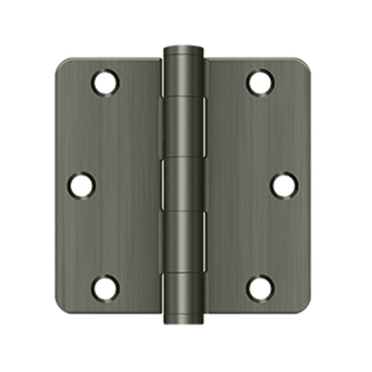 Deltana - 3-1/2" x 3-1/2" x 1/4" Radius Hinge, HD, Steel Hinges