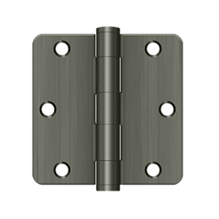 Deltana - 3-1/2" x 3-1/2" x 1/4" Radius Hinge, HD, Steel Hinges