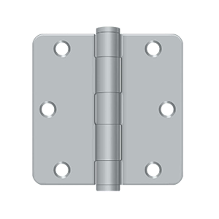 Deltana - 3-1/2" x 3-1/2" x 1/4" Radius Hinge, HD, Steel Hinges