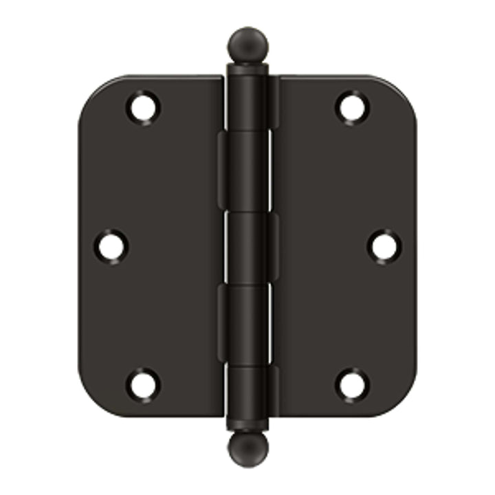 Deltana - 3-1/2" x 3-1/2" x 5/8" Radius Hinge, w/ Ball Tips, Ball Tipped Hinges