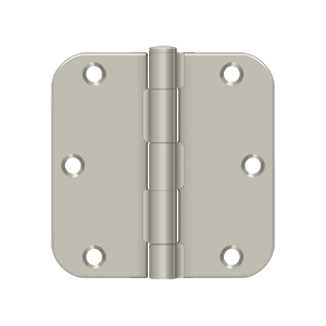 Deltana - 3-1/2" x 3-1/2" x 5/8" Radius Hinge, Residential Thickness, Steel Hinges