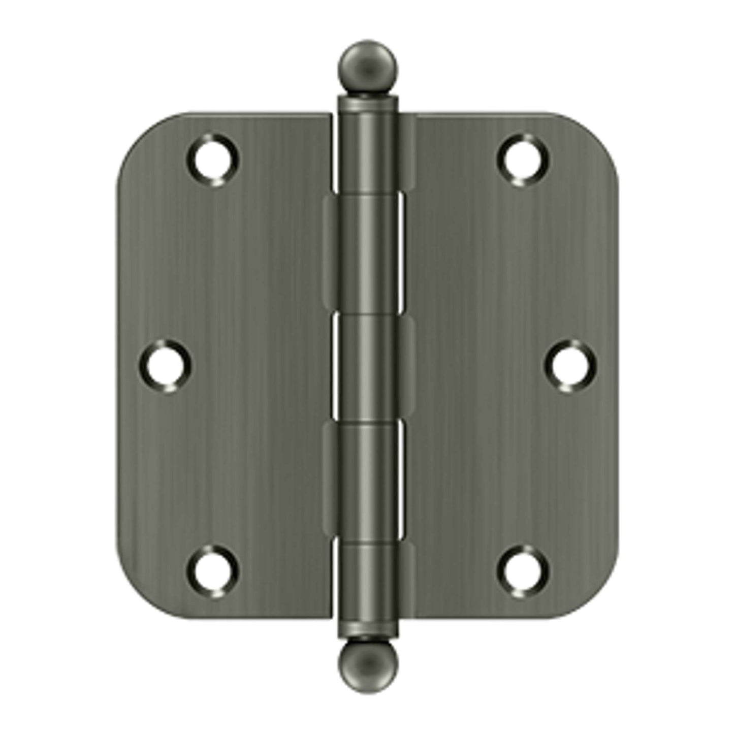 Deltana - 3-1/2" x 3-1/2" x 5/8" Radius Hinge, w/ Ball Tips, Ball Tipped Hinges