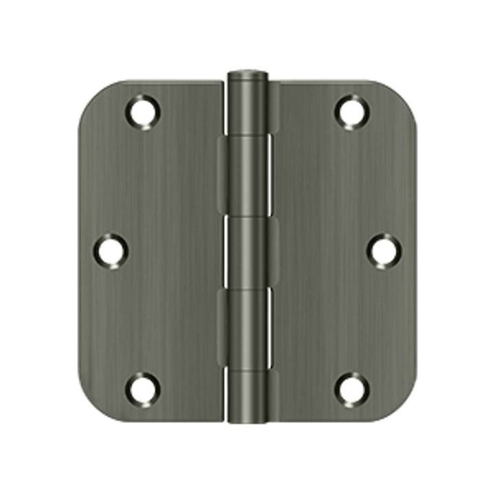 Deltana - 3-1/2" x 3-1/2" x 5/8" Radius Hinge, Residential Thickness, Steel Hinges