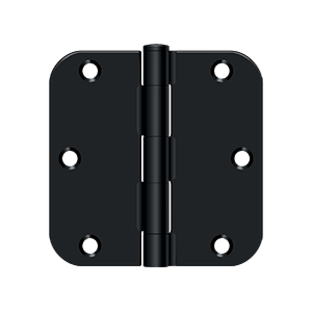 Deltana - 3-1/2" x 3-1/2" x 5/8" Radius Hinge, Residential Thickness, Steel Hinges