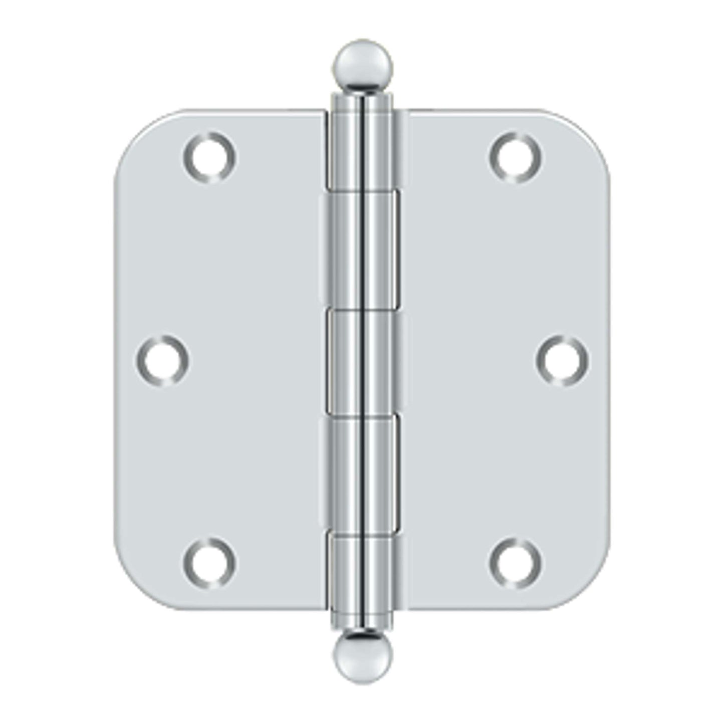 Deltana - 3-1/2" x 3-1/2" x 5/8" Radius Hinge, w/ Ball Tips, Ball Tipped Hinges