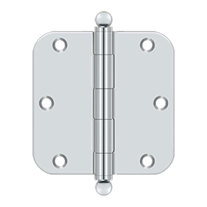 Deltana - 3-1/2" x 3-1/2" x 5/8" Radius Hinge, w/ Ball Tips, Ball Tipped Hinges