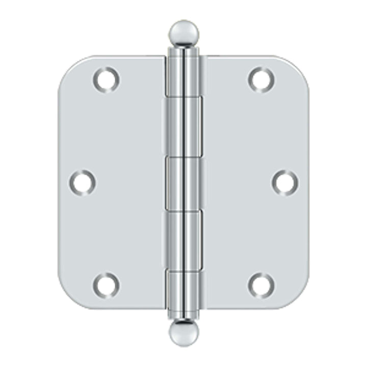 Deltana - 3-1/2" x 3-1/2" x 5/8" Radius Hinge, w/ Ball Tips, Ball Tipped Hinges