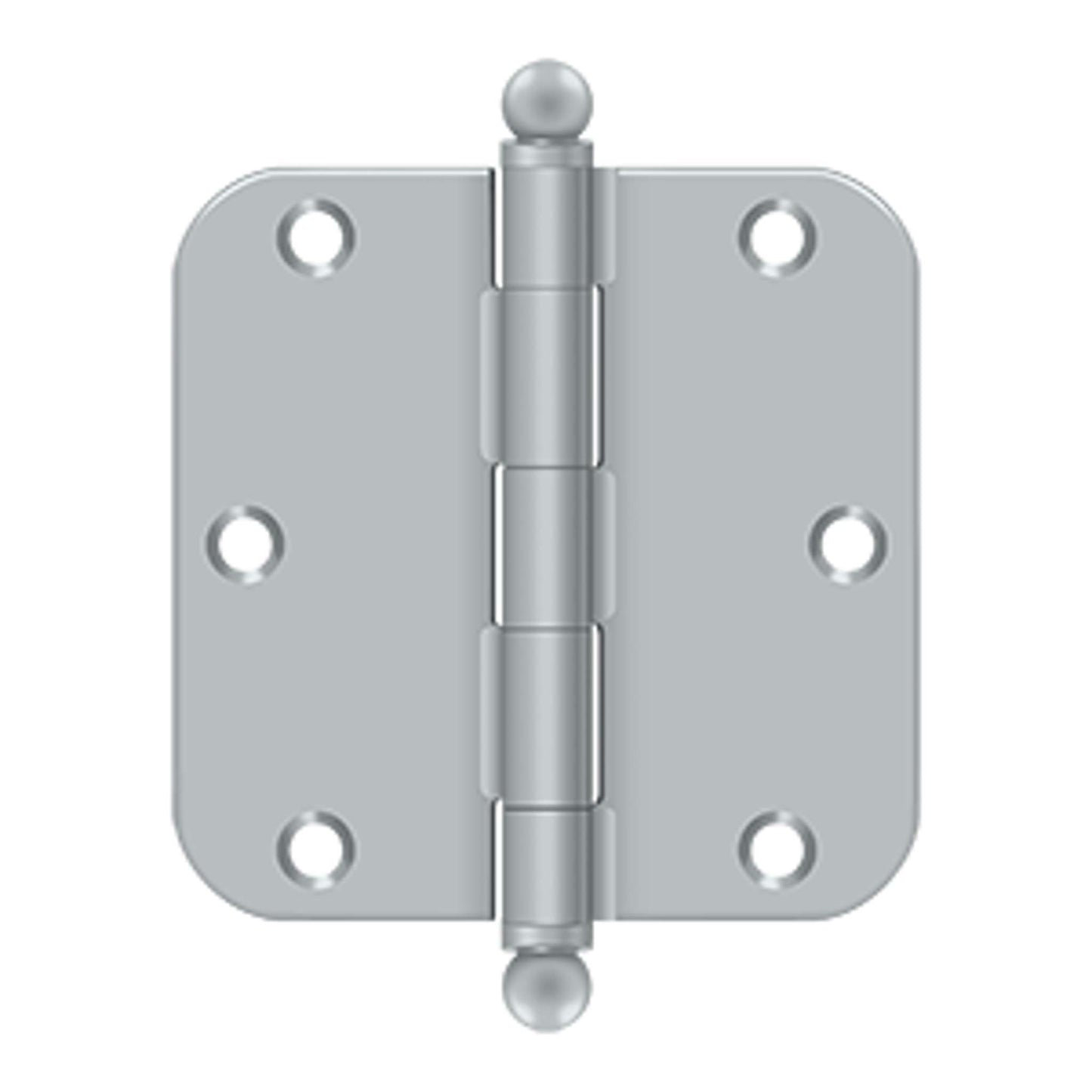 Deltana - 3-1/2" x 3-1/2" x 5/8" Radius Hinge, w/ Ball Tips, Ball Tipped Hinges