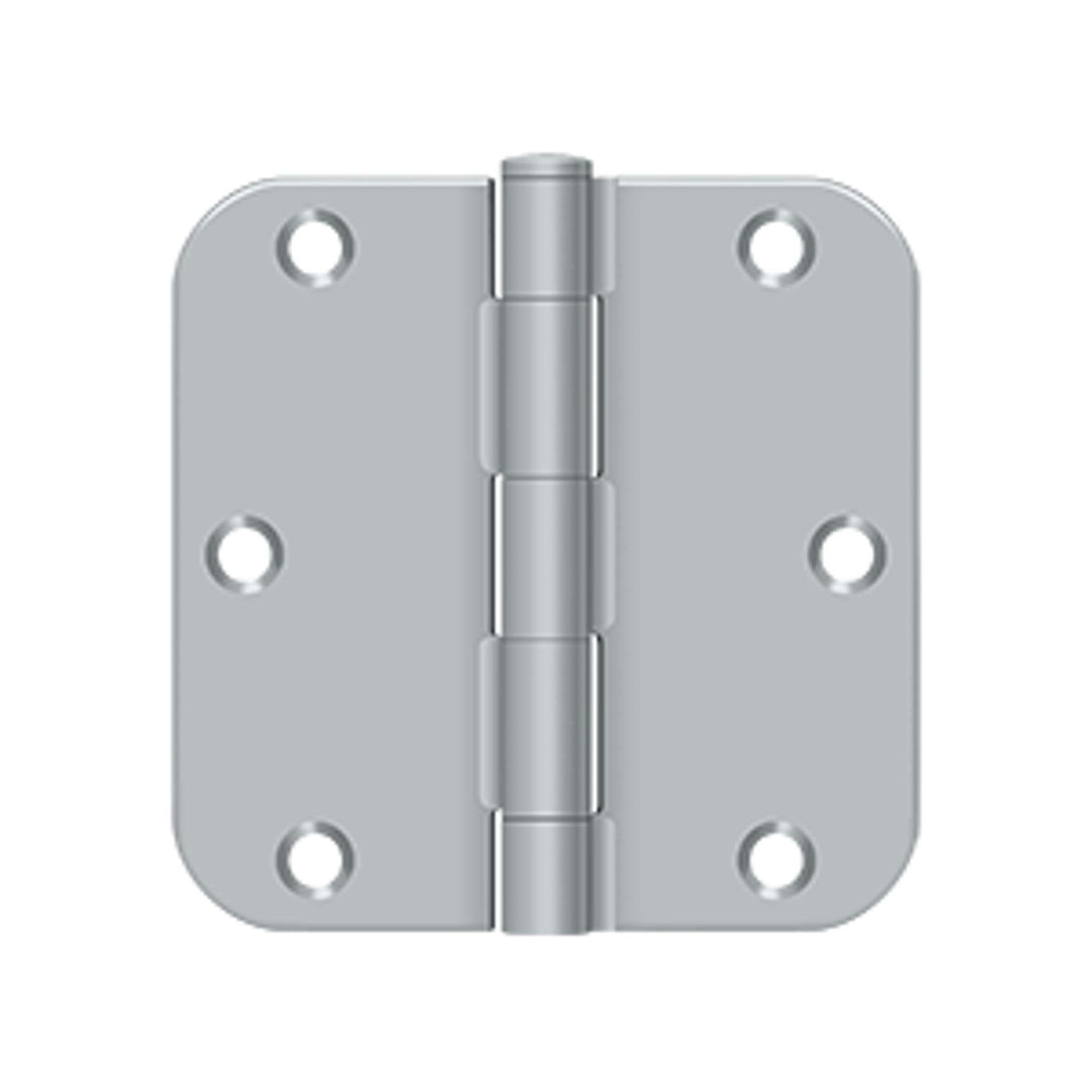 Deltana - 3-1/2" x 3-1/2" x 5/8" Radius Hinge, Residential Thickness, Steel Hinges