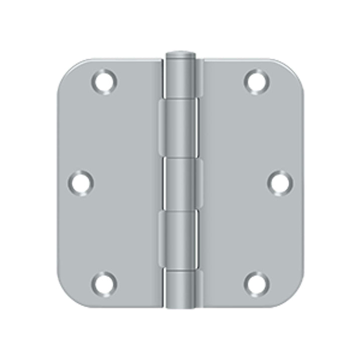 Deltana - 3-1/2" x 3-1/2" x 5/8" Radius Hinge, Residential Thickness, Steel Hinges