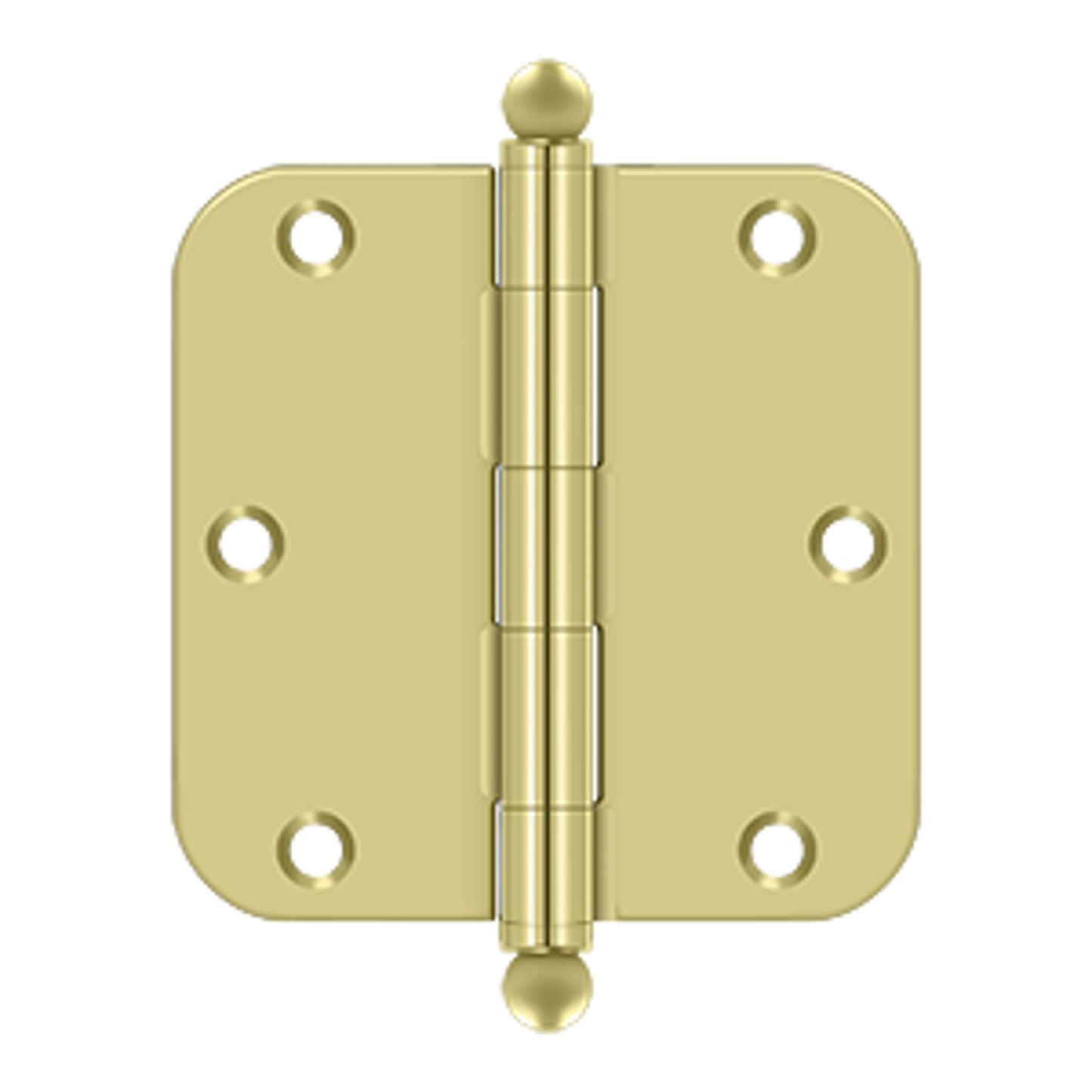 Deltana - 3-1/2" x 3-1/2" x 5/8" Radius Hinge, w/ Ball Tips, Ball Tipped Hinges