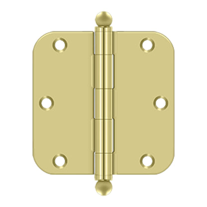 Deltana - 3-1/2" x 3-1/2" x 5/8" Radius Hinge, w/ Ball Tips, Ball Tipped Hinges